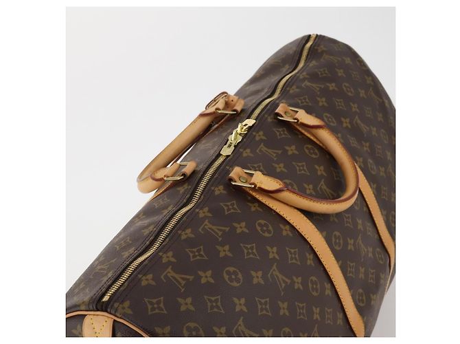 LOUIS VUITTON Borsa Boston Monogram Keepall 60 M41422 LV Auth 187296V Monogramma - vista 6