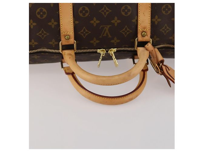 LOUIS VUITTON Borsa Boston Monogram Keepall 60 M41422 LV Auth 187296V Monogramma - vista 7
