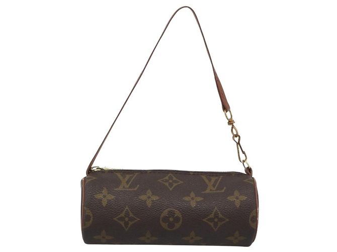 LOUIS VUITTON Monogram Papillon Pouch LV Auth BA13619 Monogramma - vista 13