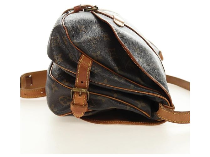LOUIS VUITTON Borsa a Spalla Monogram Saumur 30 M42256 LV Auth 187218 Monogramma - vista 5