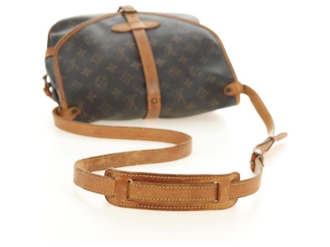 LOUIS VUITTON Borsa a Spalla Monogram Saumur 30 M42256 LV Auth 187218 Monogramma - vista 8