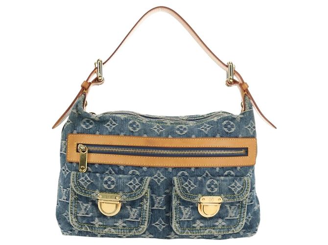 LOUIS VUITTON Borsa a Spalla Monogram Denim Buggy PM Blu M95049 LV Auth mr2567SAM - vista 13