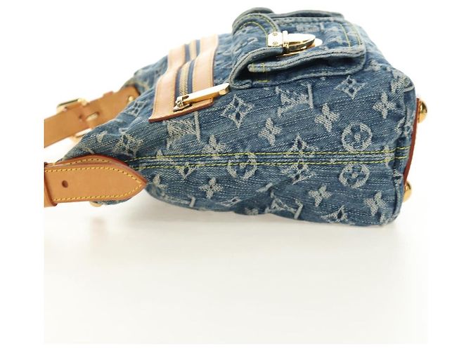 LOUIS VUITTON Borsa a Spalla Monogram Denim Buggy PM Blu M95049 LV Auth mr2567SAM - vista 3