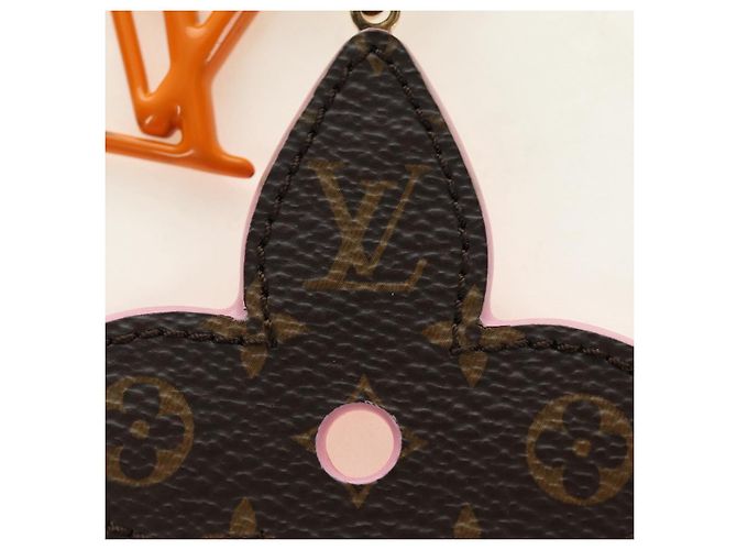 LOUIS VUITTON Portachiavi Vernis LV Pop Flower Rosa M01963 Auth 187596V - vista 16