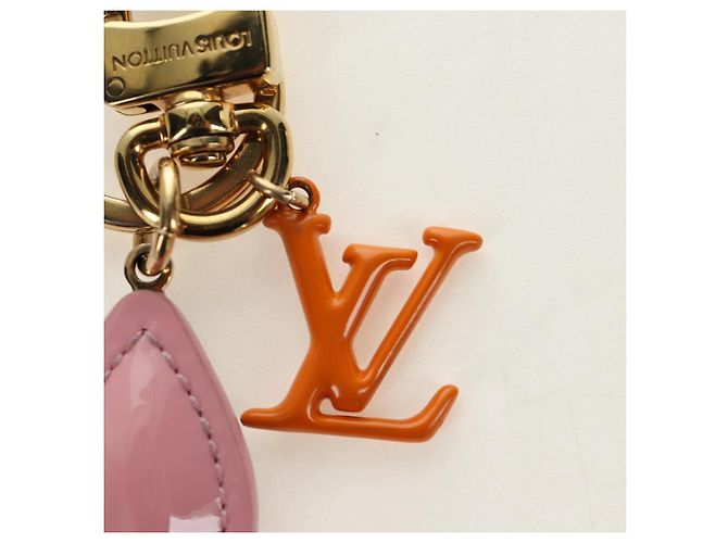 LOUIS VUITTON Portachiavi Vernis LV Pop Flower Rosa M01963 Auth 187596V - vista 6