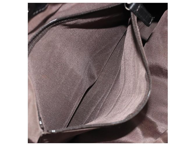 Borsa Tote BURBERRY in pelle nera Auth 188086A Nero - vista 22