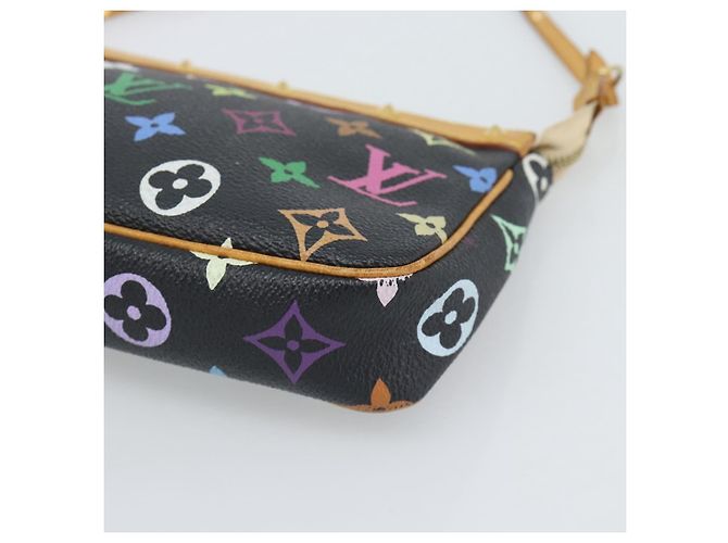 LOUIS VUITTON Monogram Multicolor Pochette Accessoires Pochette M92648 Auth 188994V Nero - vista 14