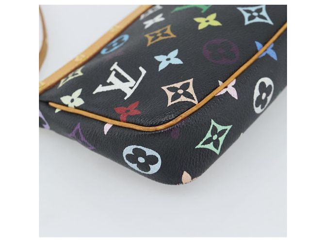 LOUIS VUITTON Monogram Multicolor Pochette Accessoires Pochette M92648 Auth 188994V Nero - vista 15
