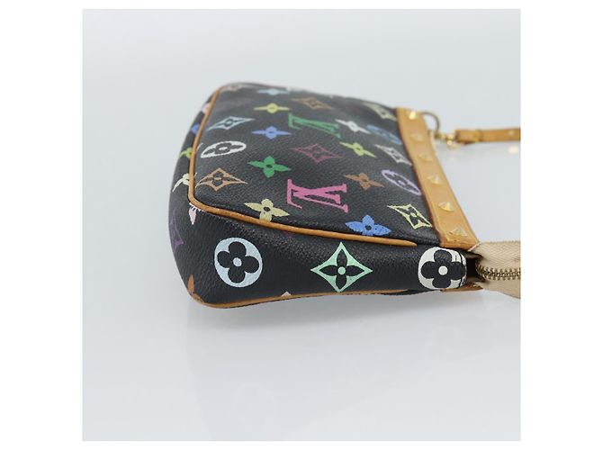 LOUIS VUITTON Monogram Multicolor Pochette Accessoires Pochette M92648 Auth 188994V Nero - vista 4