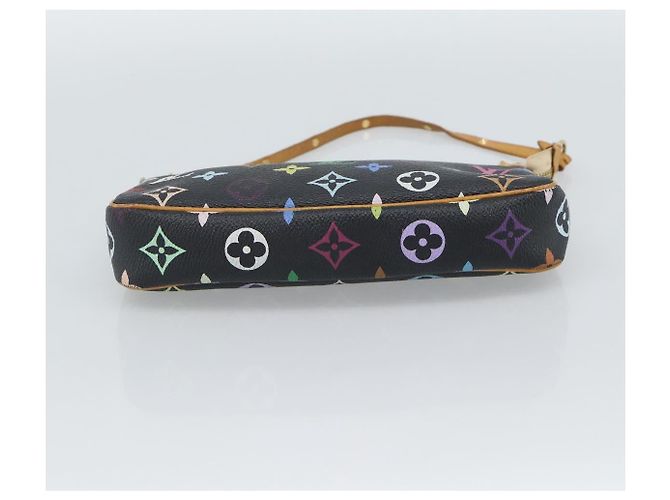 LOUIS VUITTON Monogram Multicolor Pochette Accessoires Pochette M92648 Auth 188994V Nero - vista 5