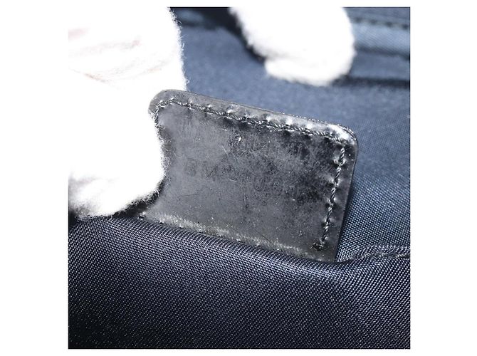Beauty Case Christian Dior Trotter Canvas Navy Silver Auth mr2574V Argento Blu navy - vista 12