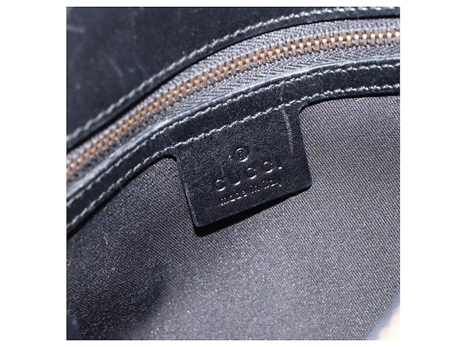 Borsa a Spalla GUCCI GG Canvas Horsebit Beige 129699 Auth 188006V - vista 17