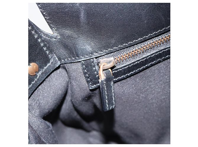 Borsa a Spalla GUCCI GG Canvas Horsebit Beige 129699 Auth 188006V - vista 20