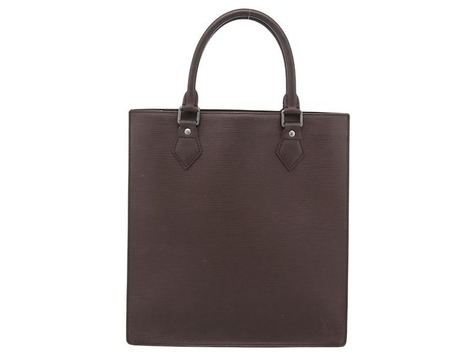 LOUIS VUITTON Epi Sac Plat PM Handtasche Mocha M5274D LV Auth 188365A Braun - Ansicht 13