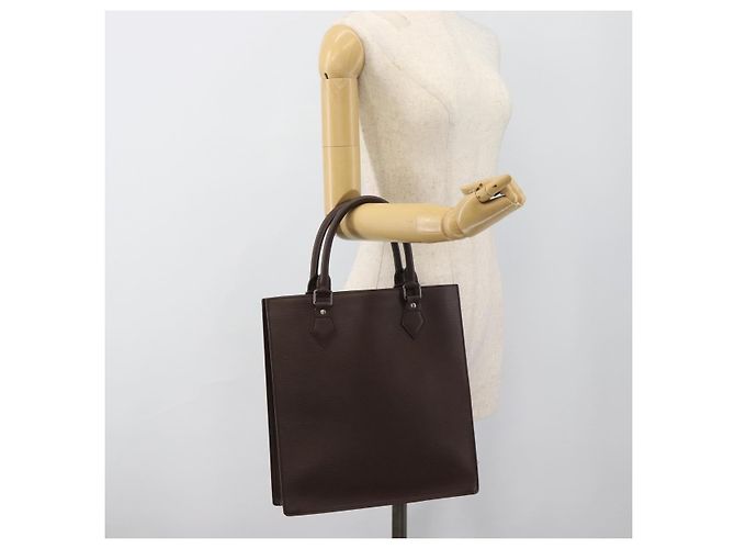 LOUIS VUITTON Epi Sac Plat PM Handtasche Mocha M5274D LV Auth 188365A Braun - Ansicht 20