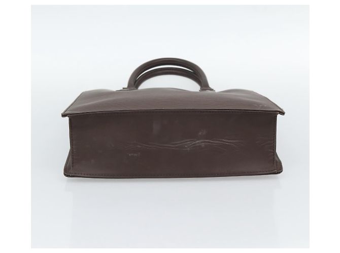 LOUIS VUITTON Epi Sac Plat PM Handtasche Mocha M5274D LV Auth 188365A Braun - Ansicht 5
