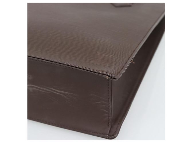 LOUIS VUITTON Epi Sac Plat PM Handtasche Mocha M5274D LV Auth 188365A Braun - Ansicht 9