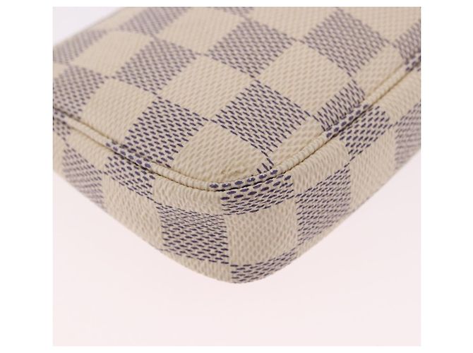 LOUIS VUITTON Damier Azur Vivienne Mini Pochette Accessoires N60487 Auth 188812SAM - vista 16