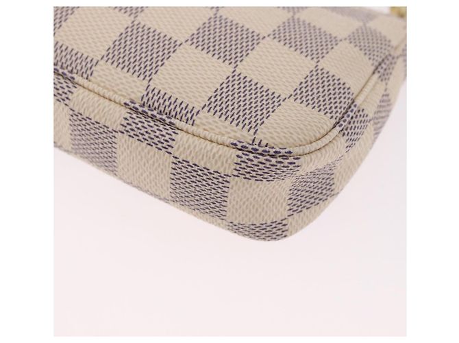 LOUIS VUITTON Damier Azur Vivienne Mini Pochette Accessoires N60487 Auth 188812SAM - vista 17