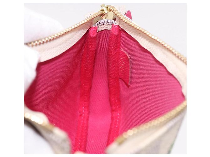LOUIS VUITTON Damier Azur Vivienne Mini Pochette Accessoires N60487 Auth 188812SAM - vista 20