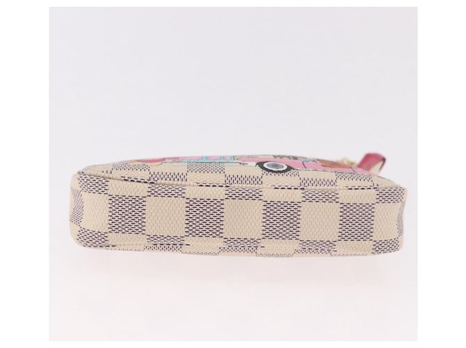 LOUIS VUITTON Damier Azur Vivienne Mini Pochette Accessoires N60487 Auth 188812SAM - vista 5