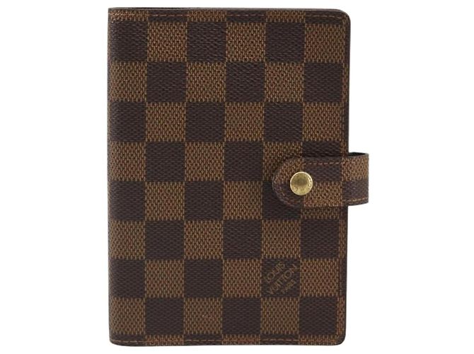 LOUIS VUITTON Damier Ebene Agenda PM Day Planner Cover R20700 LV Auth mr2618 - vista 13