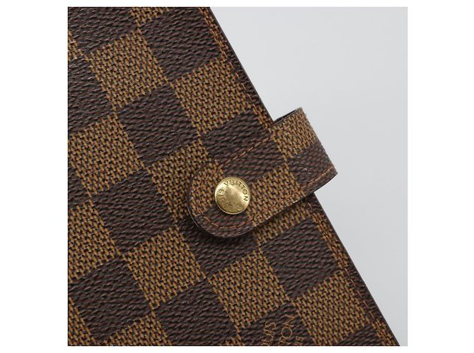 LOUIS VUITTON Damier Ebene Agenda PM Day Planner Cover R20700 LV Auth mr2618 - vista 17