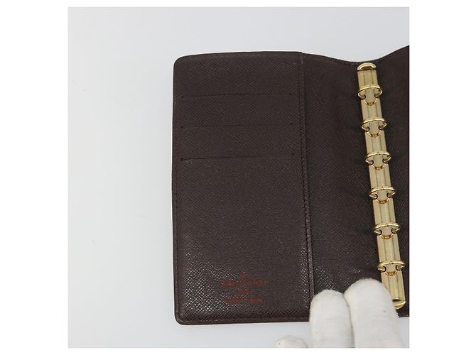 LOUIS VUITTON Damier Ebene Agenda PM Day Planner Cover R20700 LV Auth mr2618 - vista 19