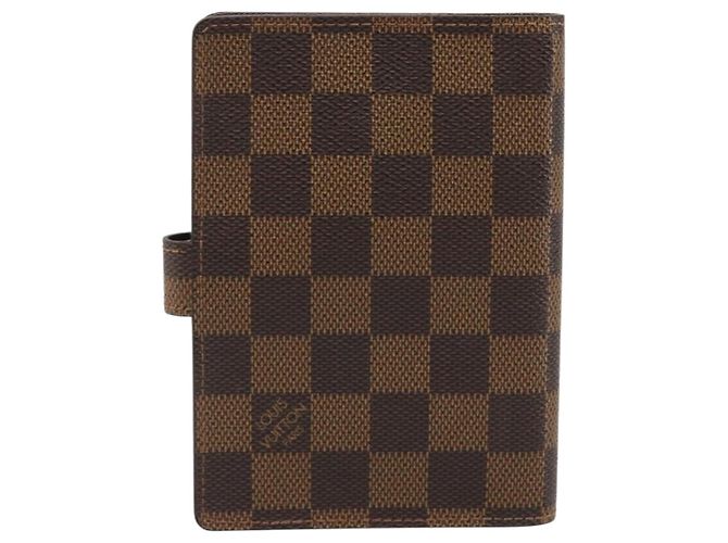 LOUIS VUITTON Damier Ebene Agenda PM Day Planner Cover R20700 LV Auth mr2618 - vista 2