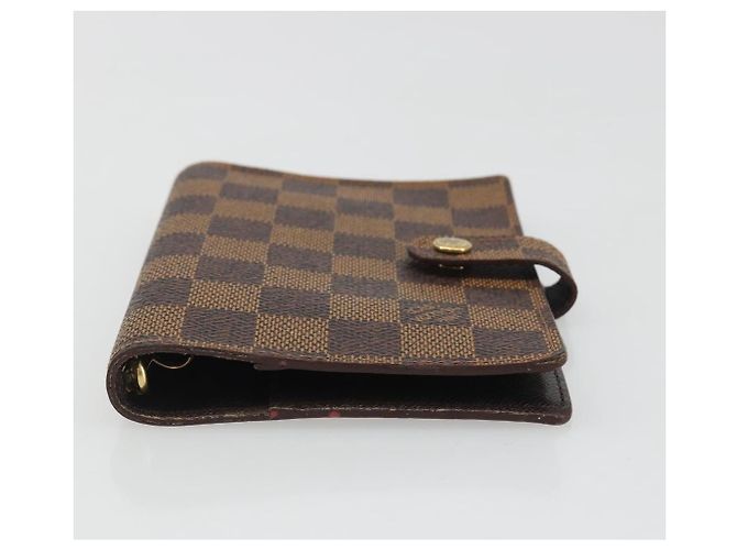 LOUIS VUITTON Damier Ebene Agenda PM Day Planner Cover R20700 LV Auth mr2618 - vista 6