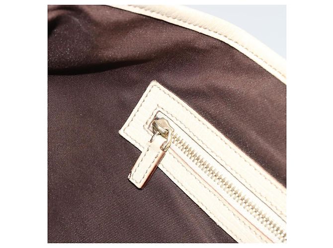 Borsa Tote GUCCI GG Canvas Sherry Line Beige Oro 137396 Auth 187252 - vista 21