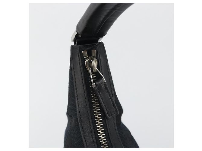 GUCCI GG Canvas Schultertasche Schwarz Gold 001 4299 1669 Auth 188543A Golden - Ansicht 10
