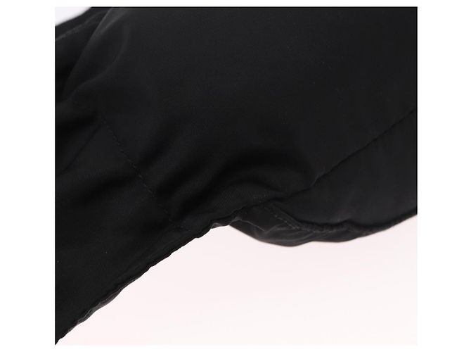 Marsupio PRADA Nylon Nero Argento Auth 187430A - vista 15