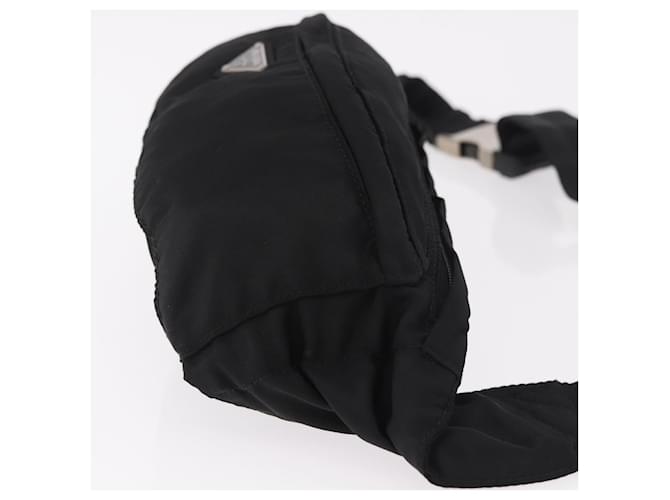 Marsupio PRADA Nylon Nero Argento Auth 187430A - vista 3