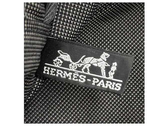 Hermès Borsa Tote Hermes Herline MM Sellier Button Marrone - vista 10