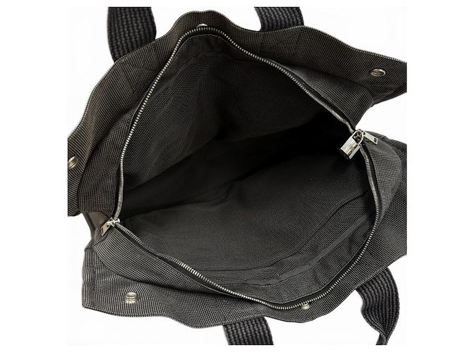 Hermès Borsa Tote Hermes Herline MM Sellier Button Marrone - vista 4