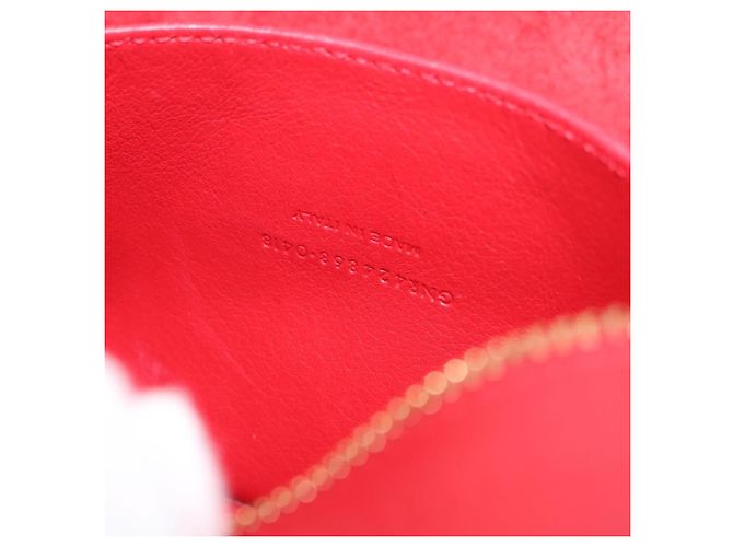 SAINT LAURENT Borsa Cabas Baby in Pelle 2way Rosso Oro Auth ka4869V D'oro - vista 12