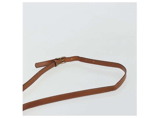 Céline Borsa a Spalla CELINE Macadam Canvas PVC Beige Oro Auth 188358A D'oro - vista 8