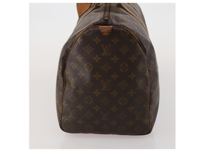 LOUIS VUITTON Borsa Boston Monogram Keepall 50 M41426 LV Auth 188712 Monogramma - vista 3