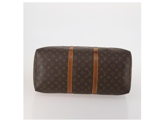 LOUIS VUITTON Borsa Boston Monogram Keepall 50 M41426 LV Auth 188712 Monogramma - vista 5