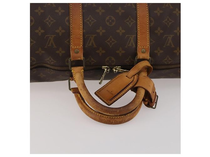 LOUIS VUITTON Borsa Boston Monogram Keepall 50 M41426 LV Auth 188712 Monogramma - vista 7