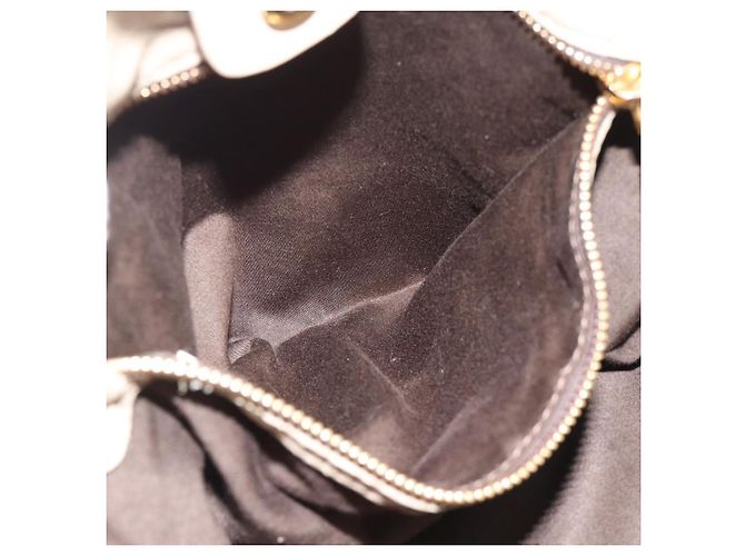 Borsa Miu Miu in pelle 2way Beige Oro Auth 188974A D'oro - vista 24