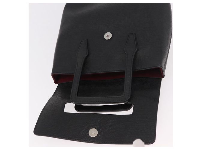 Borsa a mano LOEWE in pelle nera argento Auth bs35634 Nero - vista 10