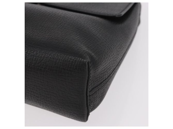 Borsa a mano LOEWE in pelle nera argento Auth bs35634 Nero - vista 14
