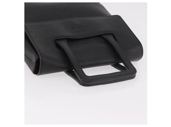 Borsa a mano LOEWE in pelle nera argento Auth bs35634 Nero - vista 6