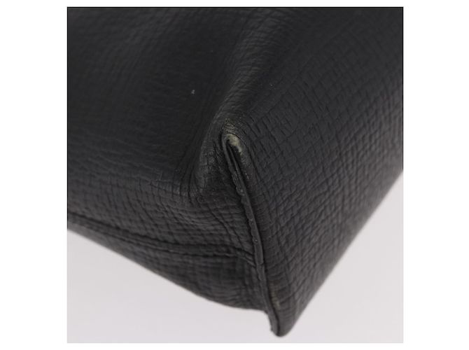 Borsa a mano LOEWE in pelle nera argento Auth bs35634 Nero - vista 9
