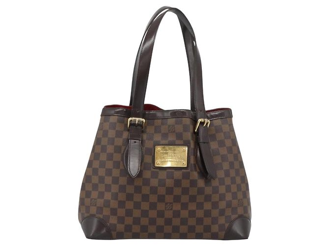 LOUIS VUITTON Damier Ebene Hampstead MM Tote Bag N51204 LV Auth ka4958 - vista 13