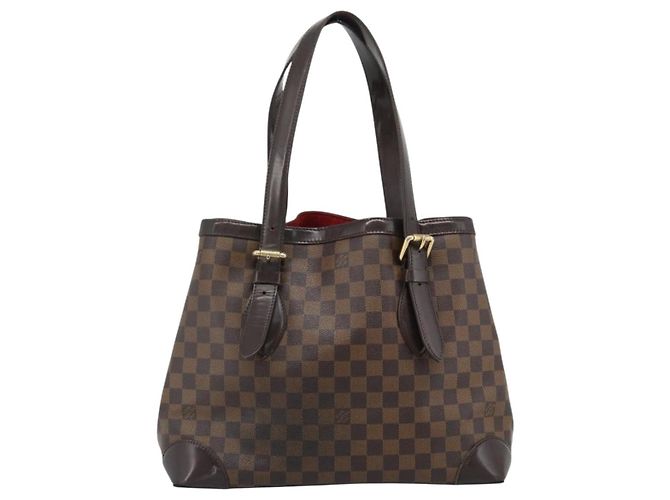 LOUIS VUITTON Damier Ebene Hampstead MM Tote Bag N51204 LV Auth ka4958 - vista 2