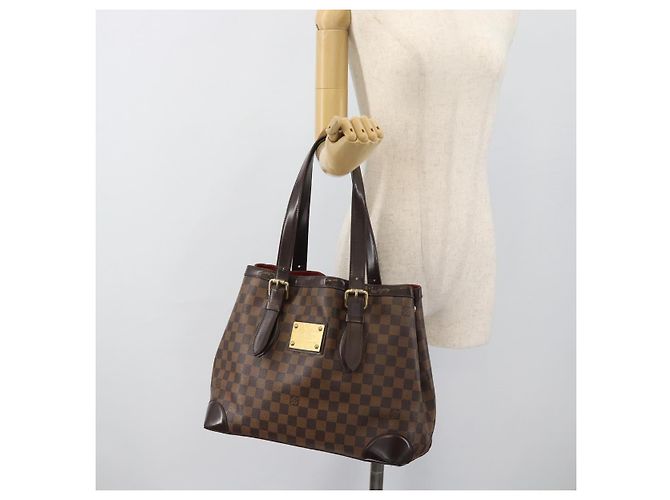 LOUIS VUITTON Damier Ebene Hampstead MM Tote Bag N51204 LV Auth ka4958 - vista 21