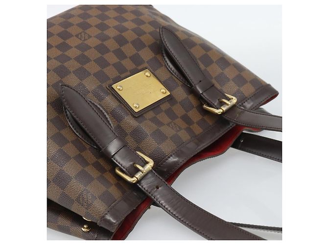 LOUIS VUITTON Damier Ebene Hampstead MM Tote Bag N51204 LV Auth ka4958 - vista 6